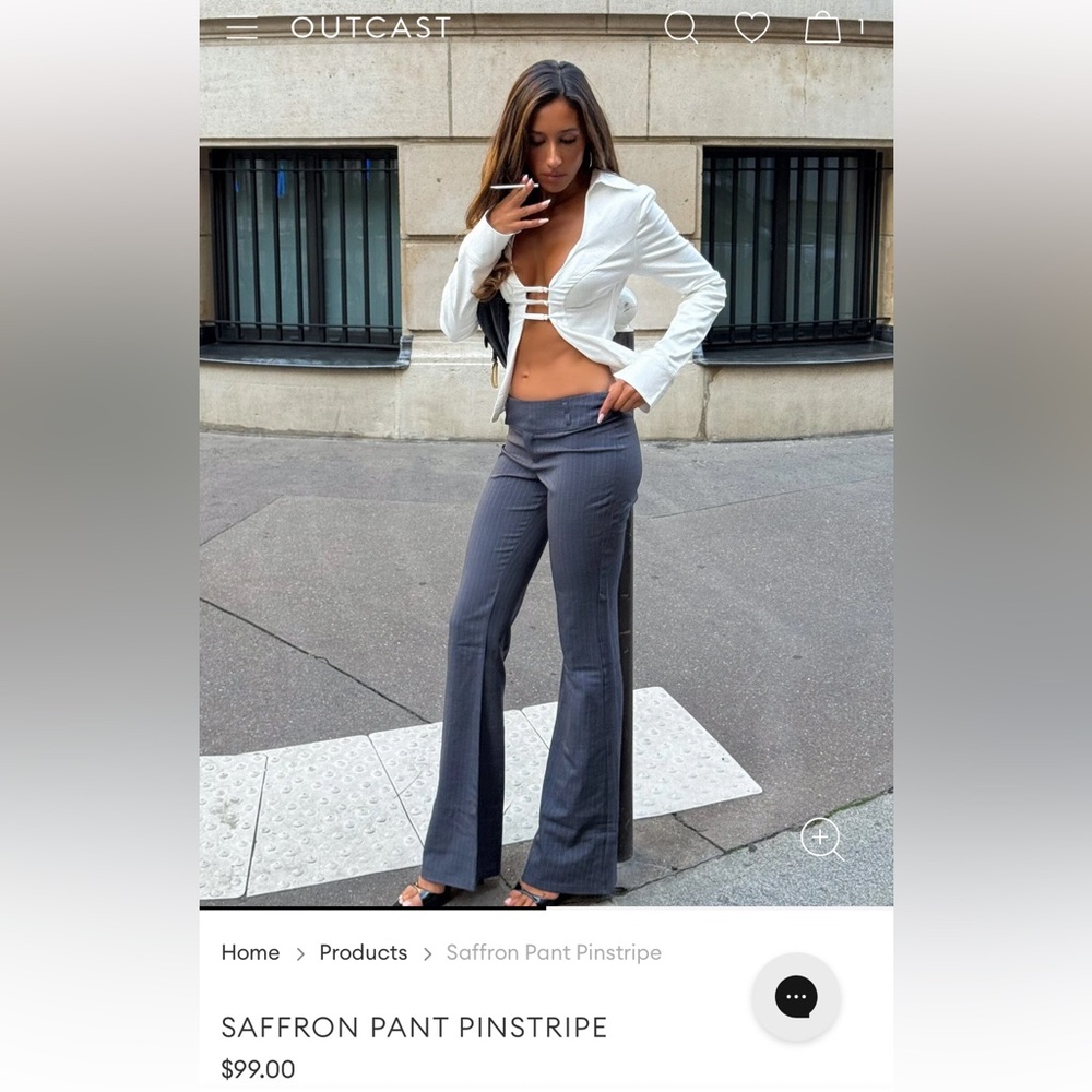 SAFFRON PANT PINSTRIPE outcast